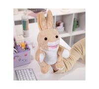 (rabbit, 25cm) Cartoon Animal Hand Puppet Parent-child Game Doll Husky Fox Bear Dog Pig Tiger Lion Appease Toys Birthday Gifts For Children