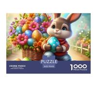 Rabbit A Unique 1000 Piece Jigsaw PuzzleAnimal Bunny Colourful, Puzzling, Challenging & Brainteasing Adult JigsawsPuzzles - 100% Recycled Cardboard100% Recvcled Cardboard70x50cm/1000pcs