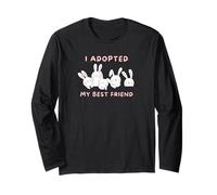 Rabbit Adoption, I Adopted My Best Friend Long Sleeve T-Shirt