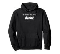 Rabbit Adoption, My Heart Belongs To A Rescue Rabbit Pullover Hoodie