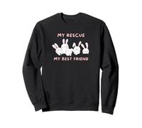 Rabbit Adoption, My Rescue My Best Friend Sweatshirt