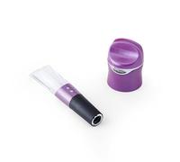 Rabbit Aerate and Preserve Wine Set, Wine/Champagne Sealer and Super Aerator (Purple), Standard