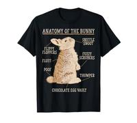 Rabbit Anatomy Bunny Lover Animal Pet Owner T-Shirt
