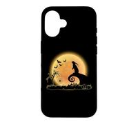 Rabbit Animal And Moon Scary Funny Halloween Costume Case for iPhone 16