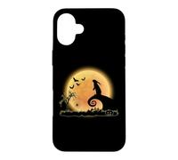 Rabbit Animal And Moon Scary Funny Halloween Costume Case for iPhone 16 Plus