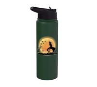 Rabbit Animal and Moon Scary Funny Halloween Costume Stainless Steel Insulated Water Bottle