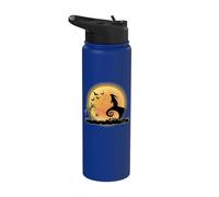 Rabbit Animal and Moon Scary Funny Halloween Costume Stainless Steel Insulated Water Bottle
