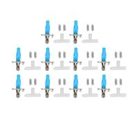 Rabbit Automatic Nipple Drinker Ball Valve Waterer Durable 360 Degree Rotating Drinking Tool for Rabbits Raccoons Foxes ABS Plastic Stainless Steel 10pcs