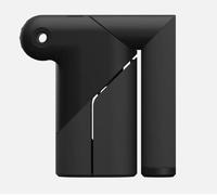Lever Corkscrew with Foil Cutter Rabbit Black One Size