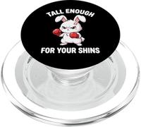 Rabbit Boxing Tall Enough For Your Shins Funny Bunny PopSockets PopGrip for MagSafe