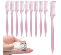 Rabbit Brush for Grooming | Pack of 10 Rabbit Grooming Comb | Brush for Hamsters and Ferrets - for Gentle Grooming for Sensitive Skin for Small Pets in the Household