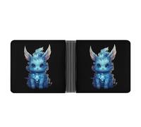 Rabbit Bunny Bifold Wallet Slim Minimalist Front Pocket with Card Slots for Women Men