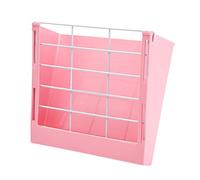 Rabbit Bunny Hay Feeder Cage Hay Rack Manger Premium 8.8x8.1x3.5inch Pink 22.3x20.5x9 cm