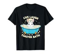 Rabbit Bunny Live Laugh Toaster Bath T-Shirt