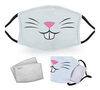 Rabbit Bunny Mouth - Reusable Childrens Face Masks - 2 Filters Included
