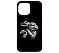 Rabbit Bunny Playing Flute Musician Rabbits Lover Case for iPhone 13 Pro Max