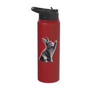 Rabbit Butterfly Nature Lover Bunny Stainless Steel Insulated Water Bottle