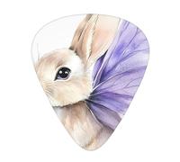 Rabbit Butterfly Wings Guitar Picks Gift Set - Smooth Durable Plectrums For Acoustic, Electric & Bass Guitar, Perfect Present For Guitar Lovers & Musicians