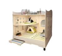 Rabbit Cage Cozy Outdoor Pet Rabbit Cage Discover the Ideal Home Villa & Plush Nest for Joyful Rabbits Pet Hutch