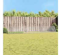 Rabbit Cage Large Silver Galv. Steel 650x100x85cm Outdoor Weatherproof XL Deluxe