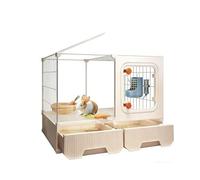 Rabbit cage Premium Outdoor Pet Rabbit Cage The Perfect Home Villa & Snuggly Nest for Your Beloved Bunny