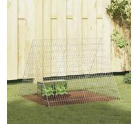Rabbit Cage Silver 110 X 100 X 85 Cm Galvanised Steel