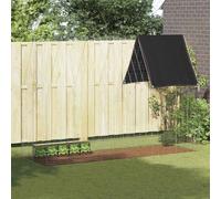 Rabbit Cage Silver 300 X 100 X 210 Cm Galvanised Steel