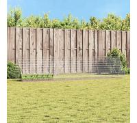 vidaXL Rabbit Cage Silver 430 x 100 x 85 cm Galvanised Steel, Silver