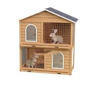 Rabbit Cage Spacious Outdoor Pet Rabbit Cage - Create a Dream Home Villa with an Inviting Nest for Your Furry Friends Pet Hutch