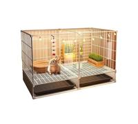 Rabbit cage Spacious Outdoor Pet Rabbit Cage - Create a Dream Home Villa with an Inviting Nest for Your Furry Friends