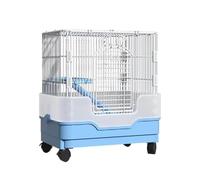 Rabbit cage Spacious Outdoor Pet Rabbit Cage - Create a Dream Home Villa with an Inviting Nest for Your Furry Friends