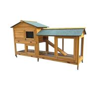 Rabbit cage Spacious Outdoor Pet Rabbit Cage - Create a Dream Home Villa with an Inviting Nest for Your Furry Friends