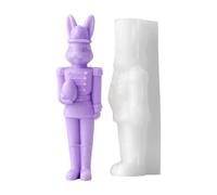 Rabbit Candle Mold - Versatile Molds for 3D Candles, Nutcracker Easter Shape Plaster, Resin Art, Decorations | Multipurpose Outdoor Indoor Utility Ergonomic Lightweight Modern