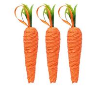 Rabbit Carrot Toy - Bunny Chew Toys - Dog Toy, Bunny Teething Molar Toy, Rabbit Toy, Puppy Chew Toy, Pet Carrot Toy, Pet Teeth Cleaning Chewing Toy for Small Dogs & Rabbits