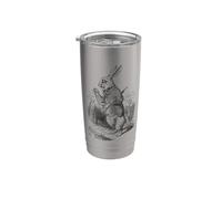 Rabbit Checking Watch by Sir John Tenniel (1866) Stainless Steel Insulated Tumbler