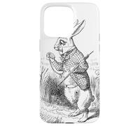 Rabbit checking watch by Sir John Tenniel Case for iPhone 15 Pro Max