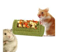 Rabbit Chew Toy for Care, Feeding Bowl for Small Animals, Natural Gerbil Chew Toys, for Teeth Grinding for Hamsters and Chinchilla for Activity in the Cage and Against Boredom