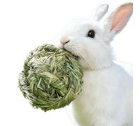 Rabbit Chew Toy - Hay Balls, Edible Natural Toy 10cm 75g, Playful Rolling Activity Boredom Solution Teeth Grinding Bite Instinct Support | Stimu