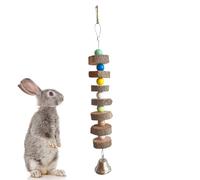 Rabbit Chew Toys - Teeth Cleaning Interactive Games | Natural Bunny Bird Chewing Toys - for Training Squirrel Bunny Small Animal Lovebird Cockatiel Indoor Outdoor
