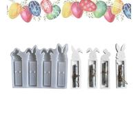 Rabbit Chocolate Mold, Rabbit Money Holder Silicone Mould,Easter Bunny Candle Molds Resin Molds - Easter Rabbit Wax Ornament Mould for Sap
