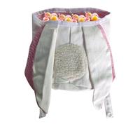 Rabbit Cloth Bags - Durable Compact Easter, Search Eggs, Spacable Washable Edible Basket, Reusable Adorable For One | Multipurpose Outdoor Indoor Utility Elegant