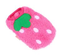 Rabbit Clothes Small Pet Hoodie Vest in Coral Fleece Pink