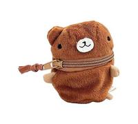 Rabbit Coin Purse Keychain, Cute Animal Plush Change Purse with Zipper Keyring, Rabbit Dog Bear Frog Monkey Coin Pouch Holder Keychain Charm for Handbag Tote Wallet