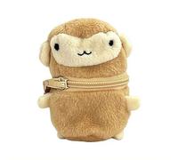 Rabbit Coin Purse Keychain, Cute Animal Plush Change Purse with Zipper Keyring, Rabbit Dog Bear Frog Monkey Coin Pouch Holder Keychain Charm for Handbag Tote Wallet