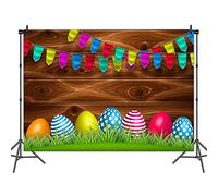 Rabbit Colored Eggs Haystack Child Photography Backdrop Baby Photographic