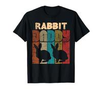 Rabbit Daddy - Retro Bunny Father's Day Gift T-Shirt
