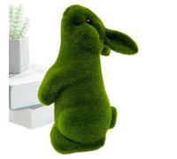 Rabbit Decor - Large Rabbit Ornament, Indoor Easter Sculpture | Green Cartoon Figurine, Decorative Animal Statue for Table Centerpiece Seasonal Display, Style