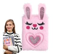 Rabbit Diary, Journal Small Lightweight Dïaŕy 11x8cm | Mini Pocket Sized Travel Pages 70g - Adorable Soft Rabbit Journal Provides A Comforting Feel For Creative Sketching And School Diary