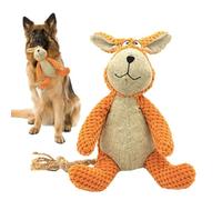 Rabbit Dog Chew Toy - Plush Teething Puppy Squeak Toys,Cute Bunny Squeaky Plush Dog Toys, Plush Filled Animal, Dog Squeak Toys, Tough Chew Plush Dog Toys For Dog Teething