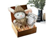 Rabbit Doll - Plush 18 cm | Rabbit Teddy | Plush Rabbit Toy | Soft Stuffed Toy for Children, Baby Gifts, Easter Decoration, Birthday Gift, Children's Room, Home Decoration and Daily Kiss